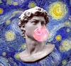 Modern Apollo Marble Sculpture Canvas Painting David Popolo Posters and Prints Wall Prints Canvas Pictures Home Room Decoration