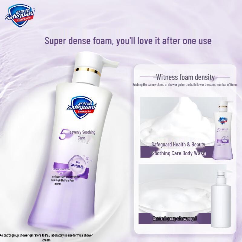 Safeguard Health & Beauty Soothing Rose Shower Gel