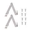 2pcs Efficient Folding Support Hinges With Screws Door Stay Hinge Small Lid Support Hinges  Windows