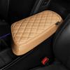 Brown Car Center Console Box Armrest Cushion Cover Mat Pad For Kia EV6 -2025