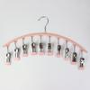 Seamless Stainless Steel Multi-Functional Clothes Hanger for Drying and Storing Underwear and Socks.