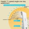 Oatsbasf Floor Reading Stand 43-78cm Height Adjustable Tablet Stand Book Shelf Liftable Reading Table Foldable Pad Laptop Holder
