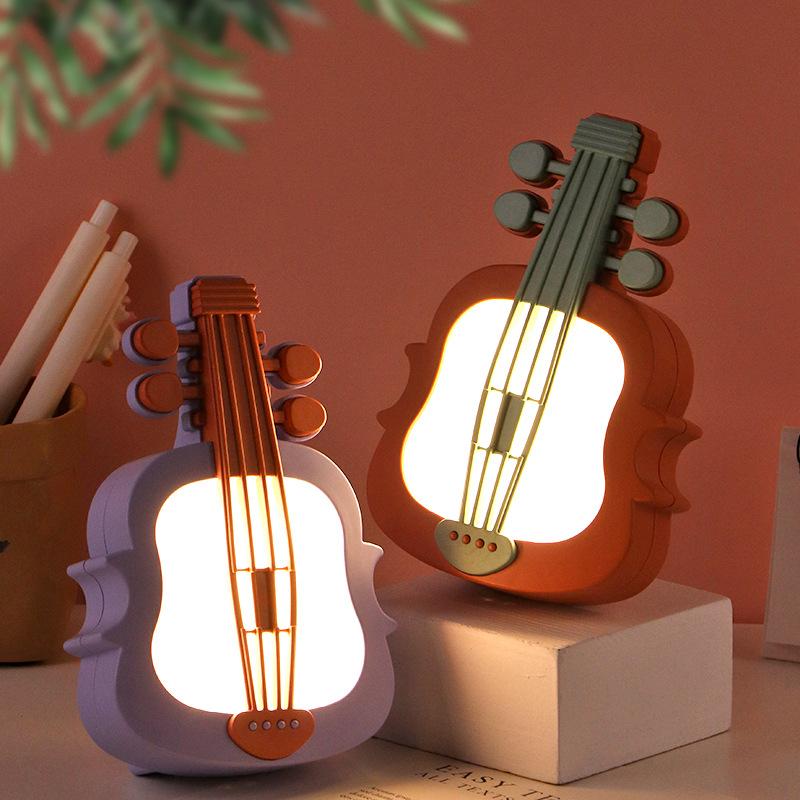 New Violin Eye Protection Student Study Desk Lamp Student Dormitory Reading Bedroom Bedhead Nightlight USB Charging