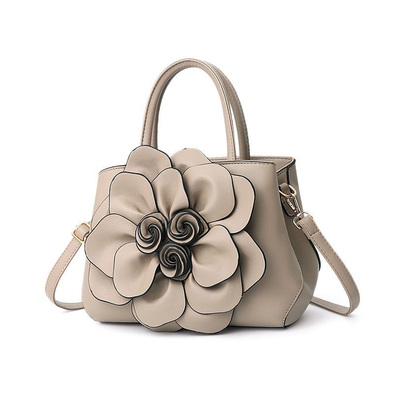 Women's Flower Handbag Shoulder Crossbody Bag,Cute Large Capacity Bag