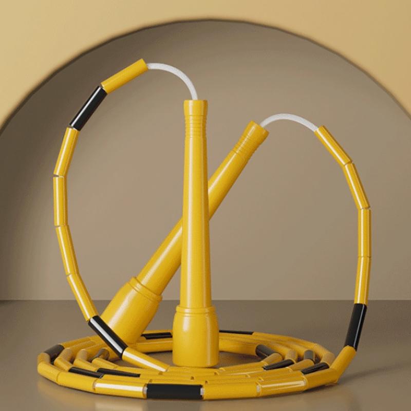 Smooth And Hard Bamboo Jump Rope Pattern, Adult And Children'S Fitness Pattern, Bead Joint Rope, Beginner Jump Rope