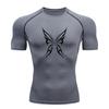 Men's Compression Athletic Workout T-Shirt, Stylish Tribal B