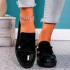 Women's Shoes 2024 Brand Loafers Women's High Heels Fashion Butterfly-knot Office and Career Hot Sale Round Toe Solid High Heels