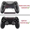 ExtremeRate PS4 Controller Compatible Multicolor Light Emitting D-Pad Thumbstick Trigger Home Fac...