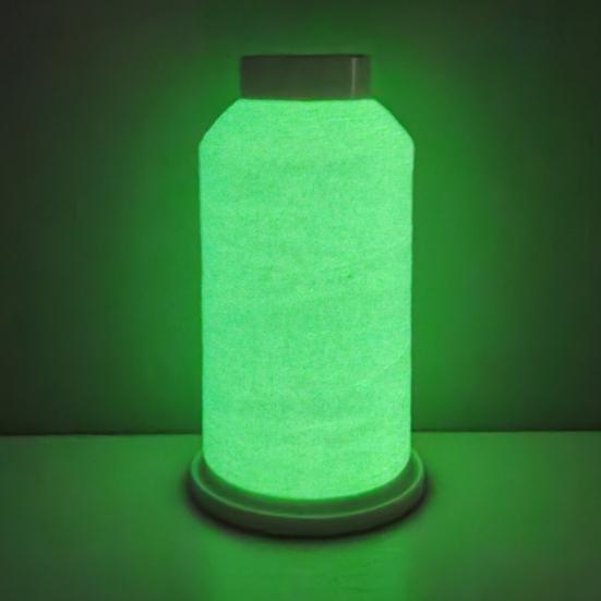 1 role 150D/2 Svítící příze Poutavá Super Jasná Plná barva DIY Denní použití Světelná Vyšívací Šicí nit na tašku