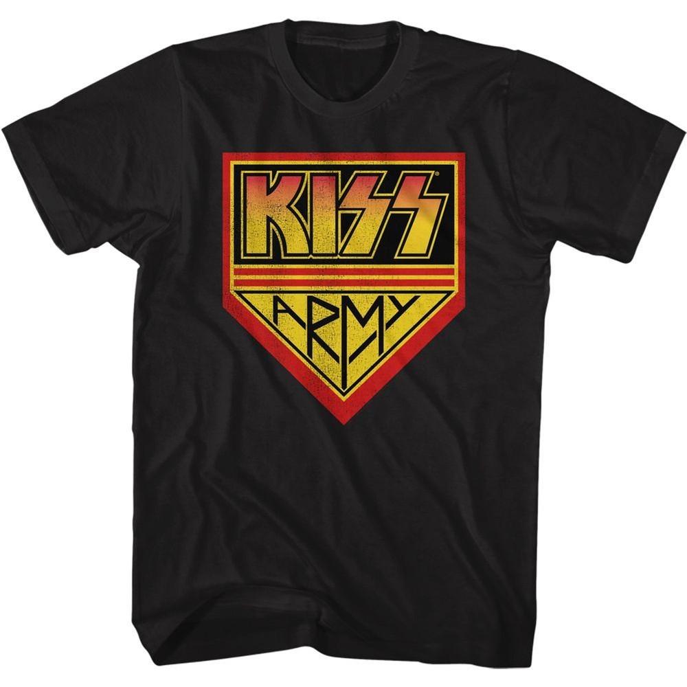 

Kiss Army Black Rock and Roll Music Band Shirt XL