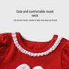 Youqi Baby Girl Red Romper - 26/100 Days or First Birthday Outfit