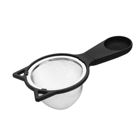 Strainer Spoon Fine Mesh Sifter with Long Handle Sieve Tool Handheld Kitchen Tool for Flour Powdered Sugar Cocoa Powder