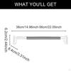 Adjustable Clothing Rod for Wardrobe, Closet Pole Shower Curtains And Cabinets