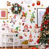 Christmas Elf Wall Decal, Gnome Sticker, Removable PVC, Large Size, Decoration, for