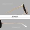NINESUN New Polarized Sunglasses For Men Women Retro UV400 Round Alloy Frame Anti-reflection Glassses Luxury Eyewear
