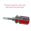 Pack of 2 Mini Double Use Screwdrivers Portable Design for Everyday Use and Emergency Repairs Flathead and Crosses Head