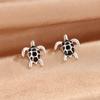 New Fashiona Prsonality Turtle 925 Sterling Silver Cute And Versatile Animal Earrings  E274