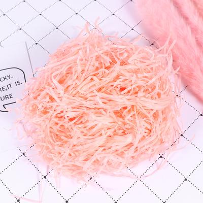5Packs Raffia Grass Shredded Paper Filament Creative Gift Box Filling Paper Yellow Party Supplies Packaging Box Accessories