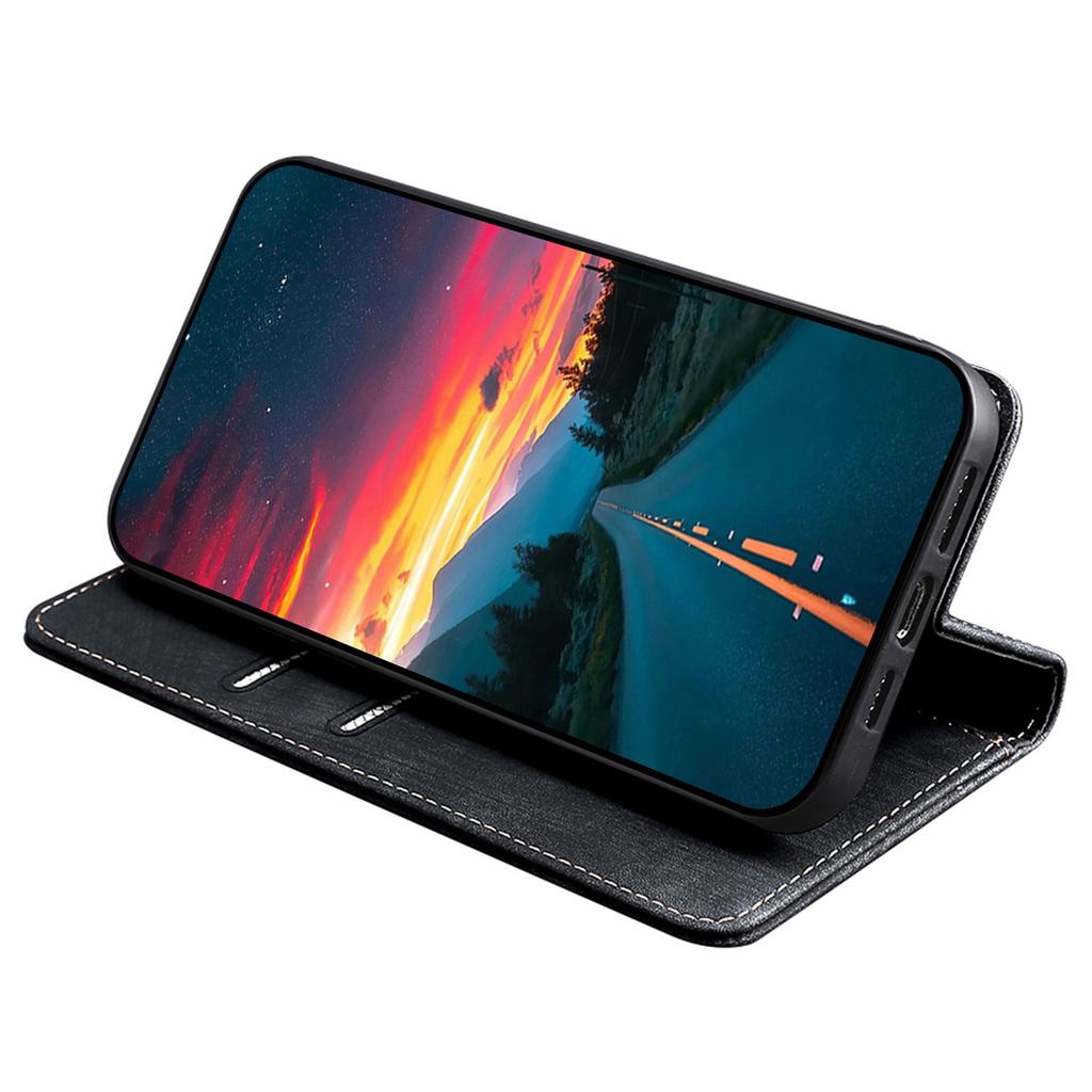 For TCL 505 Wholesale Phone Case RFID Blocking Wallet Stand Anti-Scratch PU Leather Cover