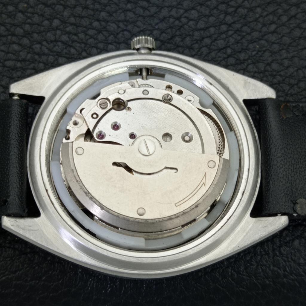 AUTOMATIC VINTAGE CITIZEN 8200 JAPAN MENS BLACK COLOR DIAL WATCH a706802-1