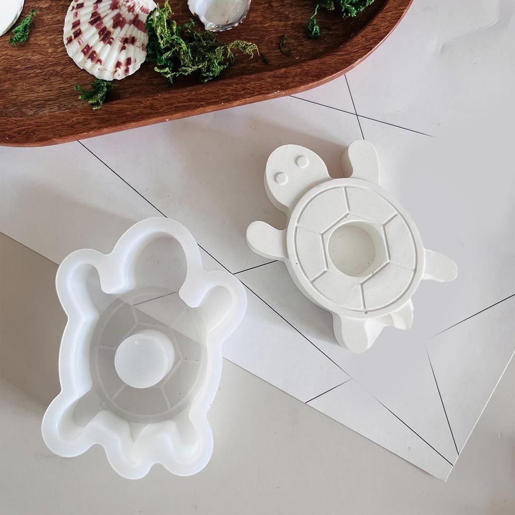 Premium Silicone Turtle Candle Holder Mold for DIY Crafts and Home Decoration Projects Perfect for All Ages