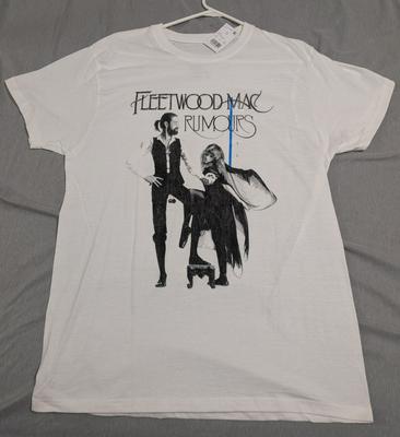 Fleetwood Mac Rumours Camiseta Gráfica de Álbum Clássico Camiseta Clássica de Banda de Rock Branco