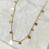 18K Gold Plated Stainless Steel Necklace – Round Bead Chain, Elegant Daily Wear & Vacation, Versatile All-Year Accessory for Women