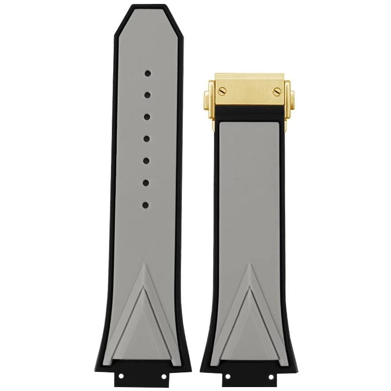 Armband für HUBLOT BIG BANG Sang Bleu Serie Silikon Herren Armband Kette Gummi Armband 29mm*17mm