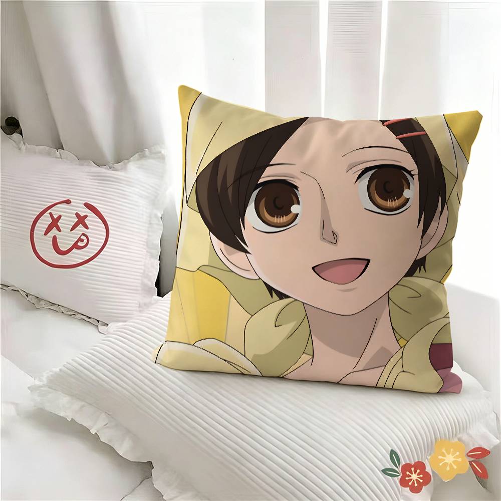 1pc Cartoon H-Haruhi F-Fujiokas Pillow Case Fashion Square Pillowcase Bedroom Sofa Room Ins Decoration Leisure