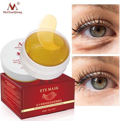 Shea Butter Gold Collagen Eye Mask Moisturizing Firming Eye Care Sleep Eye Mask Anti-dark Circles
