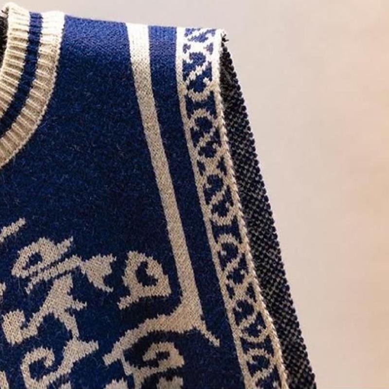 Damenweste Frühlings- und Herbstkleidung 2021 Strickweste Weste Koreanischer Außenpullover