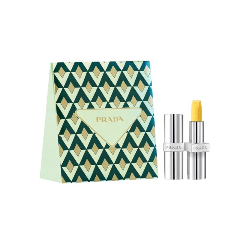 Prada lipstick Translucent 25-year Christmas limited edition gift bag, moisturizing, translucent light pink, banana #U002 Banana Lipstick