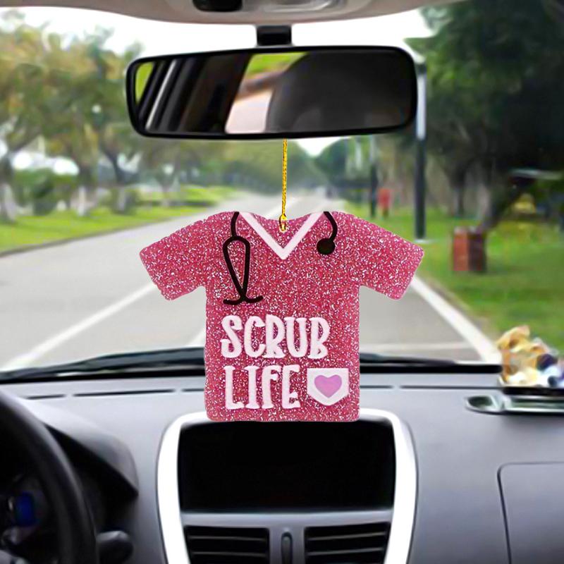 

1 шт., милая униформа медсестры, акриловое подвесное украшение, подарок на день медсестры, кулон, 2D, плоская декоративная мини-подвеска