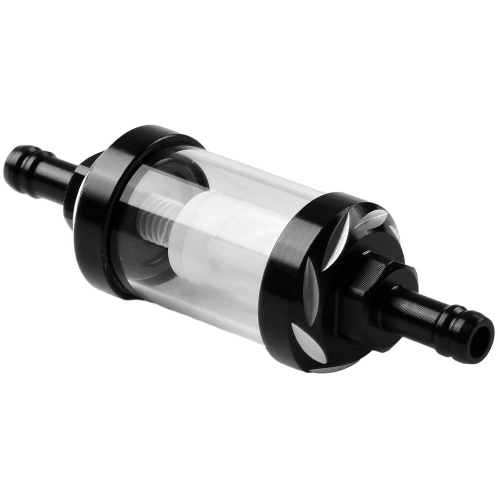Accessories Fuel Filter Practical Reusable Replacement Chrome And Glass Diesel Filter Inline Petrol Motorcycle