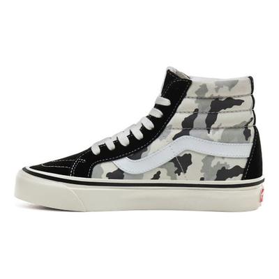 Sk8 Anaheim Factory 38 Dx Patchwork Scarpe da Skateboard High-Top Unisex Sneaker Camouflage Grigio VN0A38GFV7G