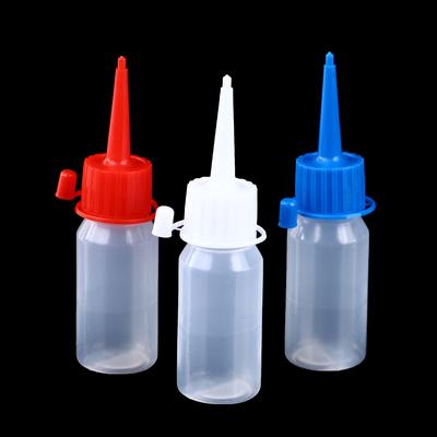 1 szt. Reuse White Plastic Bottle Squeeze Glue Applicator Paper Quilling Needle Tip