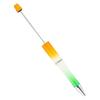 5PCS Beaded Ballpoint Pen Retractable Ballpoint Pen Decompression Pen Toy