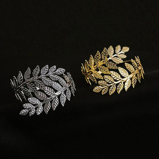 Multi-color Retro Hollow Metal Open Bracelet - European & American Style