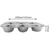 Good-20 Pack 6-Cup Aluminum Muffin Pans Cupcake Aluminum Pans Accessory Parts Favorite Muffin Size For Baking Cupcakes