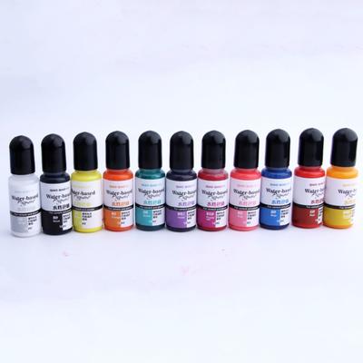 10ml Χρήσιμο Εξαιρετικό Κορεσμό DIY Μικρό Mini Gypsum Art Pigment Υγρό Χρώμα Βαφής για το Σπίτι