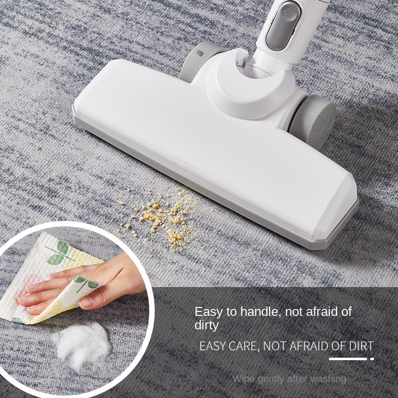 Japanese Style Carpets for Living Room Light Luxury Bedroom Decor Large Area Carpet Home Gray Anti-slip Mat Washable Lounge Rug