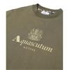 Aquascutum Herren Sweatshirt mit großem Logo und Rundhalsausschnitt