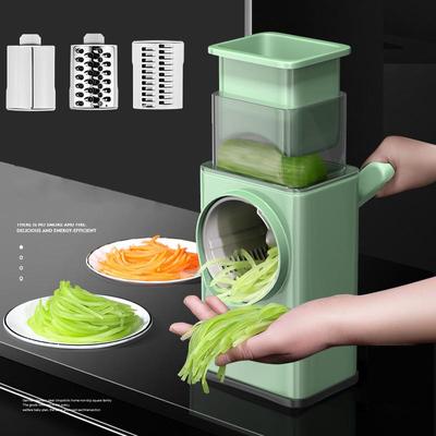 Affettatrice di verdure Lama in acciaio inossidabile Mandolina manuale Tagliaverdure Grattugia Gadget da cucina e accessori Strumenti