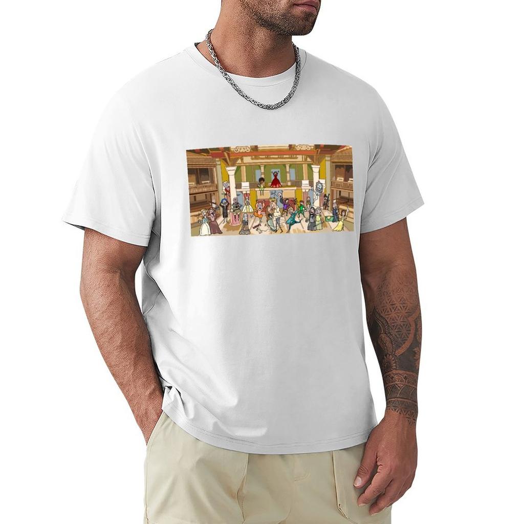 Shakespeare At Brighton Little Theatre TShirt Kawaii Clothes Blanks Funny Shirt Cotton Mens T Shirts
