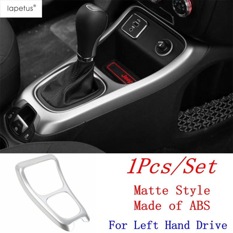 Central Control Shift Gear Frame Panel Decoration Cover Trim ABS Red / Blue Accessories Interior For Jeep Compass 2017 -
