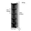 1pcs Non-woven Foldable Hanging Storage Bag with Metal Hooks Dust-proof Multi-layer Wardrobe Organizer for Clothes