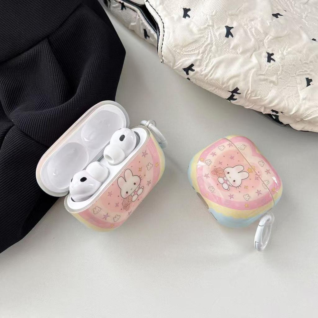 Imd Cartoon Love Rabbit for Apple AirPods 1 Earphone Case Bluetooth Protective Case AirPods Pro1