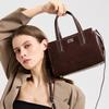 Genuine Leather Hand-held Women's Bag, A Retro and Versatile Single-shoulder Crossbody Bag for Commuting