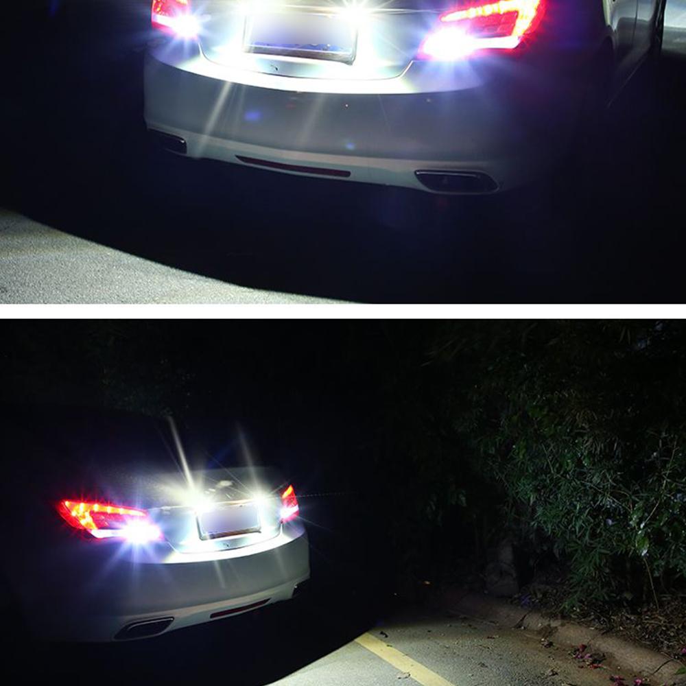 1/2Pcs Car Reversing Light Backup Tail Light Mini Auxiliary Reverse Light Led Bulb Waterproof for Truck Parking Warning Lamp