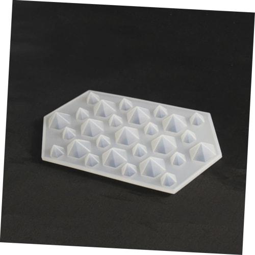 SHOWERORO Silicone Ice Cube Mold, Diamond Ice Cube Maker for Freezers, Kitchen Ice Maker, Ice Cube Tray Mold, Multi-Grid Ice Maker